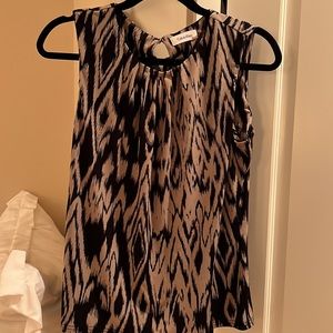 Calvin Klein size Medium black and brown top